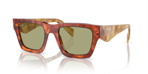 11P60C - Cognac Tortoise with Green Lenses