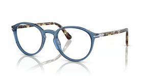 1202 - Transparent Navy with Clear Lenses