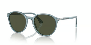 120431 - Transparent Blue with Green Lenses