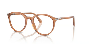 1213 - Transparent Brown with Clear Lenses