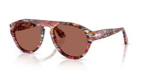 1220H2 - Cyclamen/Khaki with Brown Lenses
