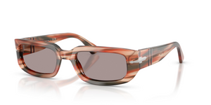 123353 - Striped Red & Green with Violet Lenses