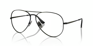1244 - Black with Clear Lenses