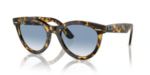 13323F - Yellow Havana with Clear & Blue Lenses