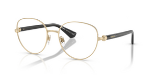1355 - Light Gold with Clear Lenses