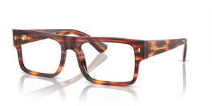 13O1O1 - Havana Red with Clear Lenses