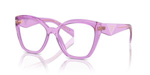 13R1O1 - Transparent Amethyst with Clear Lenses