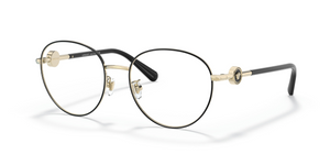 1433 - Gold/Black with Clear Lenses
