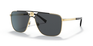 143687 - Gold/Matte Black with Dark Grey Lenses
