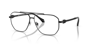1436 - Matte Black with Clear Lenses