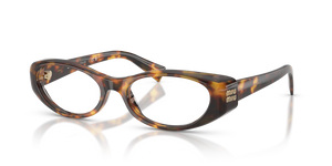 14L1O1 - Honey Havana with Clear Lenses
