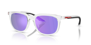 14V60Z - Matte Transparent with Violet/Green Lenses