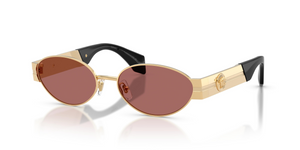 152369 - Gold with Dark Violet Lenses