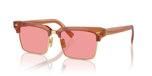 15T1D0 - Caramel Trasparent with Pink Lenses