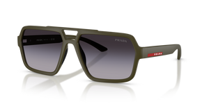 15X09U - Matte Green with Gradient Grey Lenses