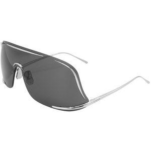 16A -  Shiny Silver with Grey Lenses