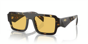 16O10C - Black Malt Tortoise with Yellow Lenses