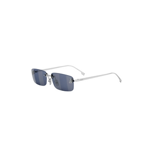 16X - Shiny Silver with Silver Mirror Lenses