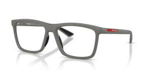 16X1O1 - Metal Grey with Clear Lenses