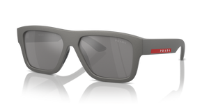 16X7W1 - Grey Metal with Grey Mirror Silver Lenses
