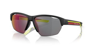 17G08F - Matte Black with Dark Grey Mirror Blue/Red Lenses