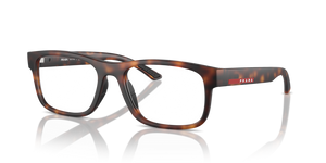 17X1O1 - Dark Havana Rubbered with Clear Lenses