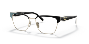 18A1O1 - Black/Pale Gold with Clear Lenses