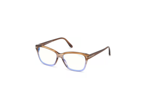 047 - Dark Havana with Clear Lenses