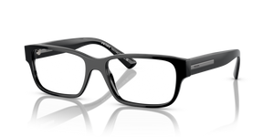 1AB1O1 - Black with Clear Lenses