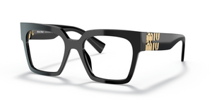 1AB1O1 - Black with Clear Lenses