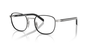1BC1O1 - Silver/Black with Clear Lenses