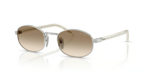 1BC80K - Silver with Light Yellow Gradient Brown Lenses