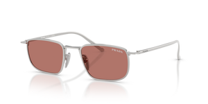 1BC80W - Silver with Bordeaux Lenses