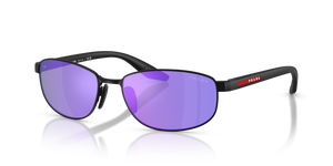 1BO60Z - Matte Black with Violet/Green Lenses