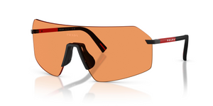 1BO90U - Black with Orange Lenses