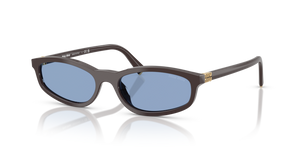 22C60O - Moka with Light Blue Lenses