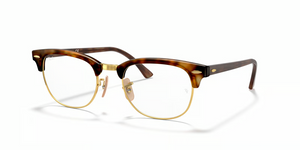 2372 - Red Havana with Clear Lenses