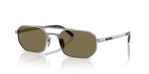 23J90F - Satin Gunmetal with Light Brown Lenses
