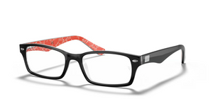 2479 - Black On Red with Clear Lenses