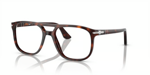 24 - Havana with Clear Lenses