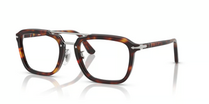 24 - Havana with Clear Lenses