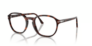 24 - Havana with Clear Lenses