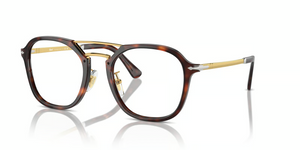 24 - Havana with Clear Lenses