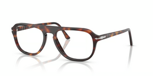 24 - Havana with Clear Lenses