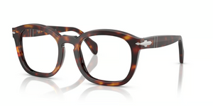 24 - Havana with Clear Lenses