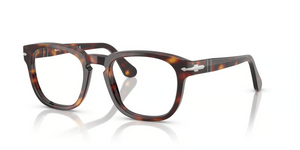 24 - Havana with Clear Lenses