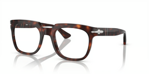 24 - Havana with Clear Lenses