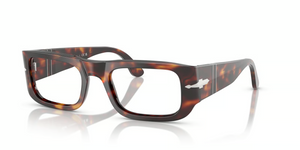 24 - Havana with Clear Lenses