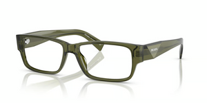 25A1O1 - Transparent Green with Clear Lenses
