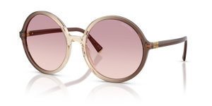 25G40S - Brown Gradient with Brown Gradient Dark Violet Lenses